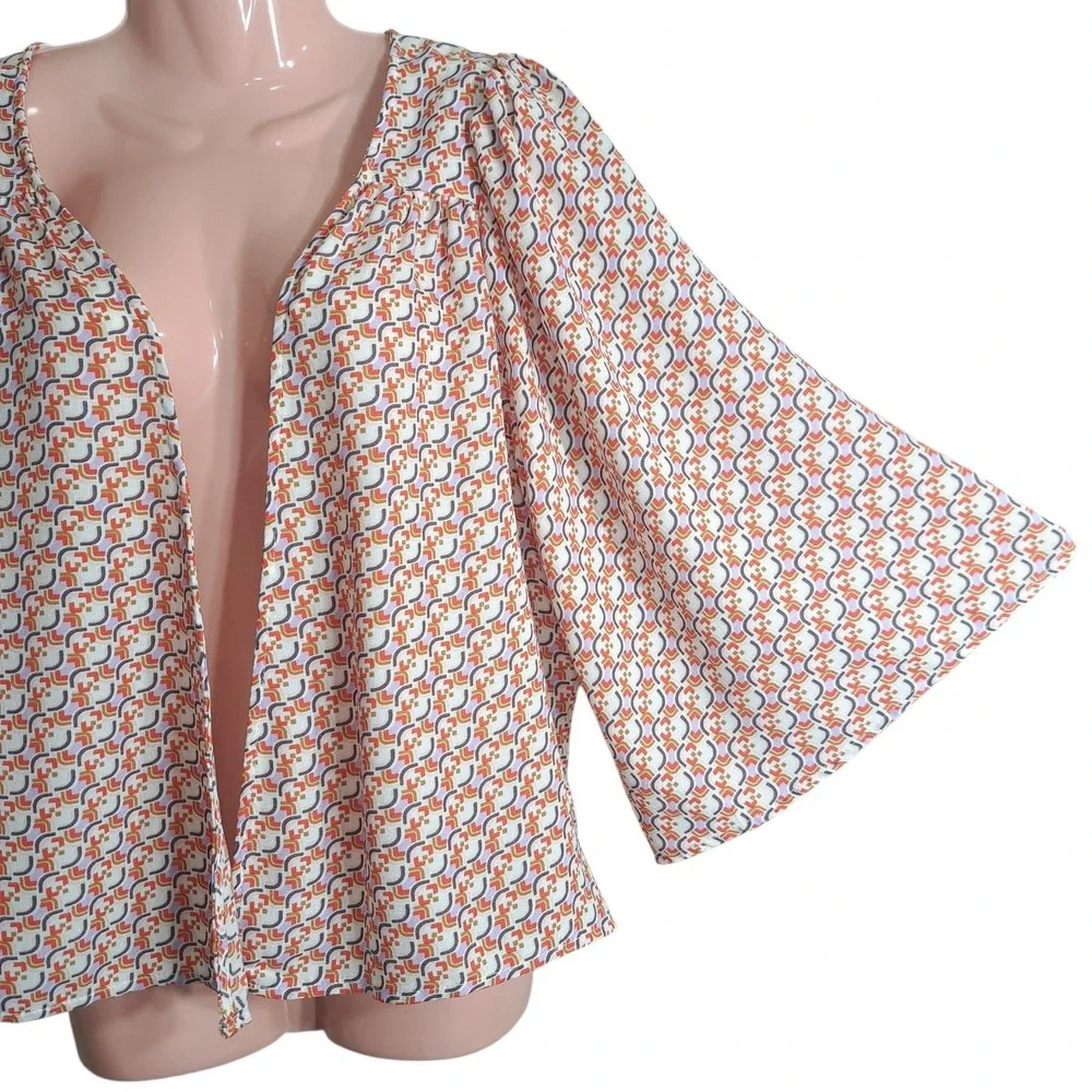 Willow Root Women's Open Front Cardigan Size M Multicolor‎ Party Night Out